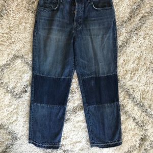 J brand high waist Wynn crop straight